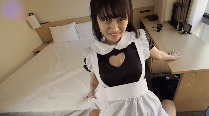 無修正個人撮影作品「小悪魔系メイド降臨！笑顔でチ●コを気持ちよくしてくれたお礼に、ザーメンを口いっぱいに注いであげる」-007